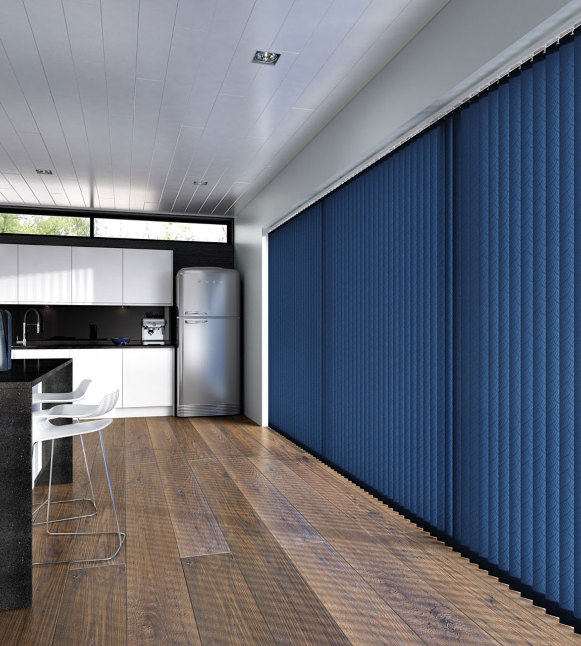 Medina Petrol Vertical Blinds Made to Measure - Free In Home Consultations Medina Petrol Vertical Blinds Made to Measure - Free In Home Consultations